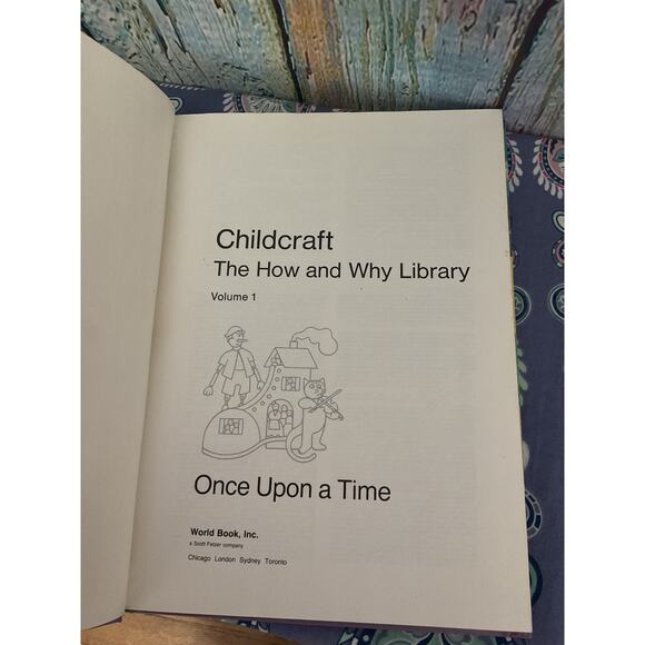 1987 Once Upon a Time Childcraft Hardcover The How and Why - Picture 4 of 9